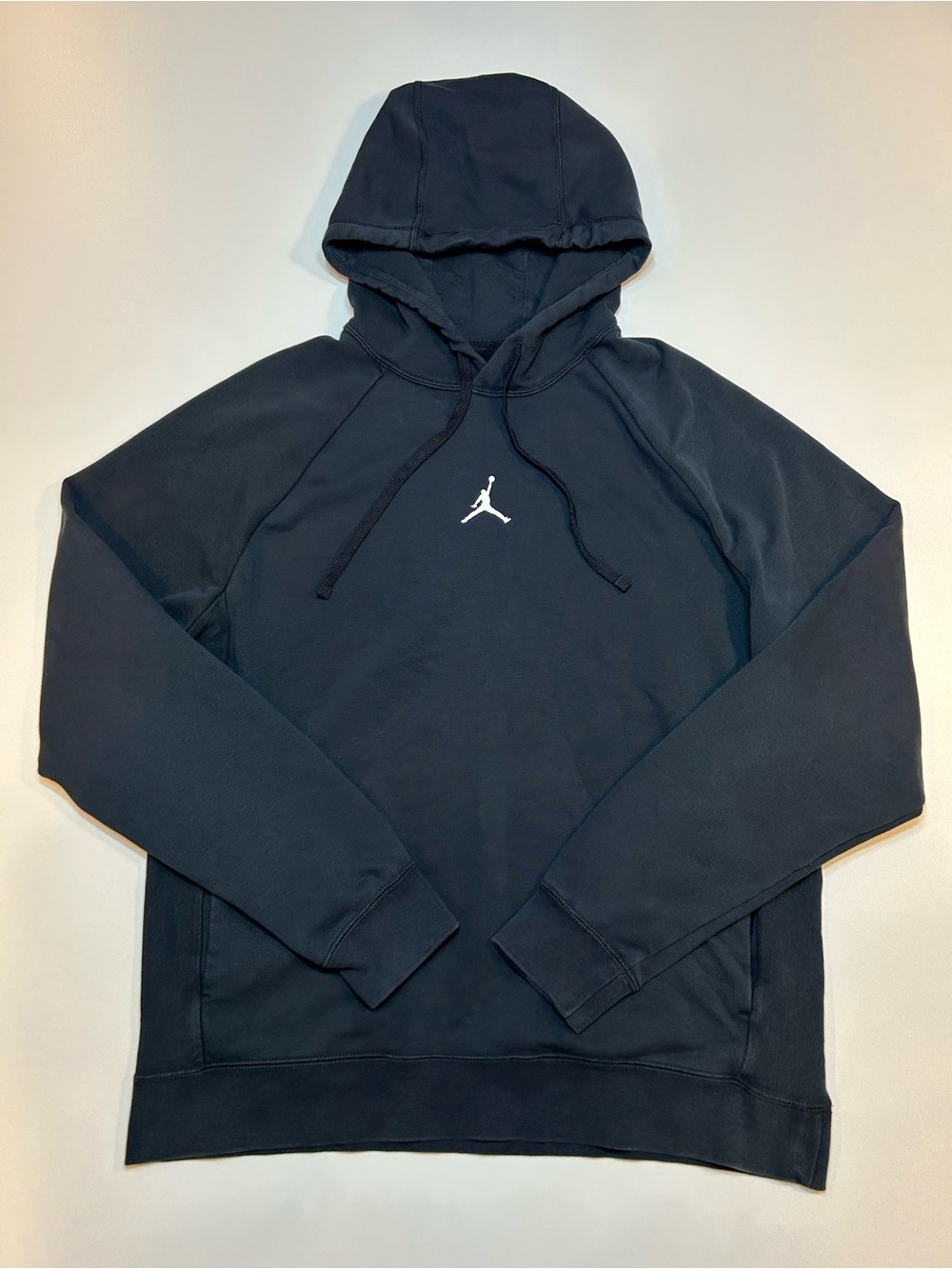 Nike Air Jordan Essentials Black Center Jumpman Fleece Hoodie